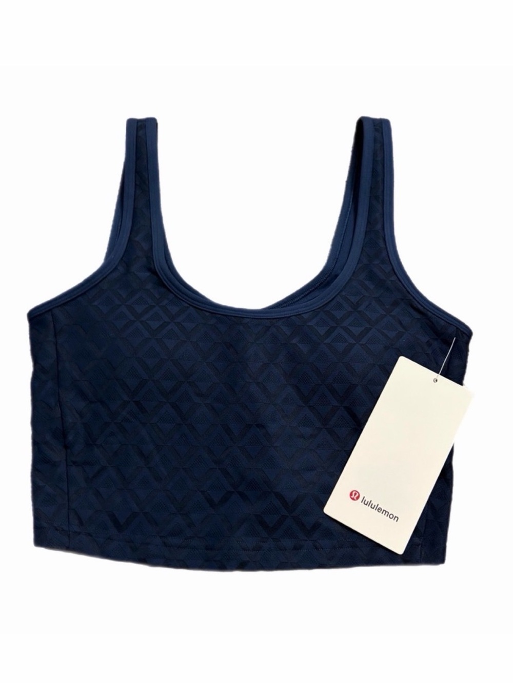 NWT Lululemon Textured Mesh Tennis Tank Top (Club Blue) Size S